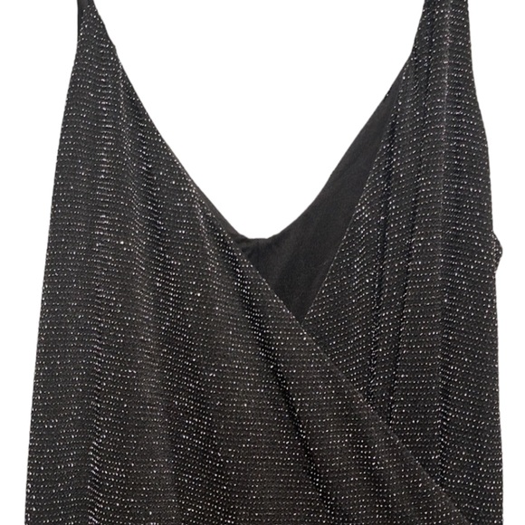 ‼️ SALE ‼️ SHIMMER ELEGANT WRAP DRESS - Picture 5 of 5